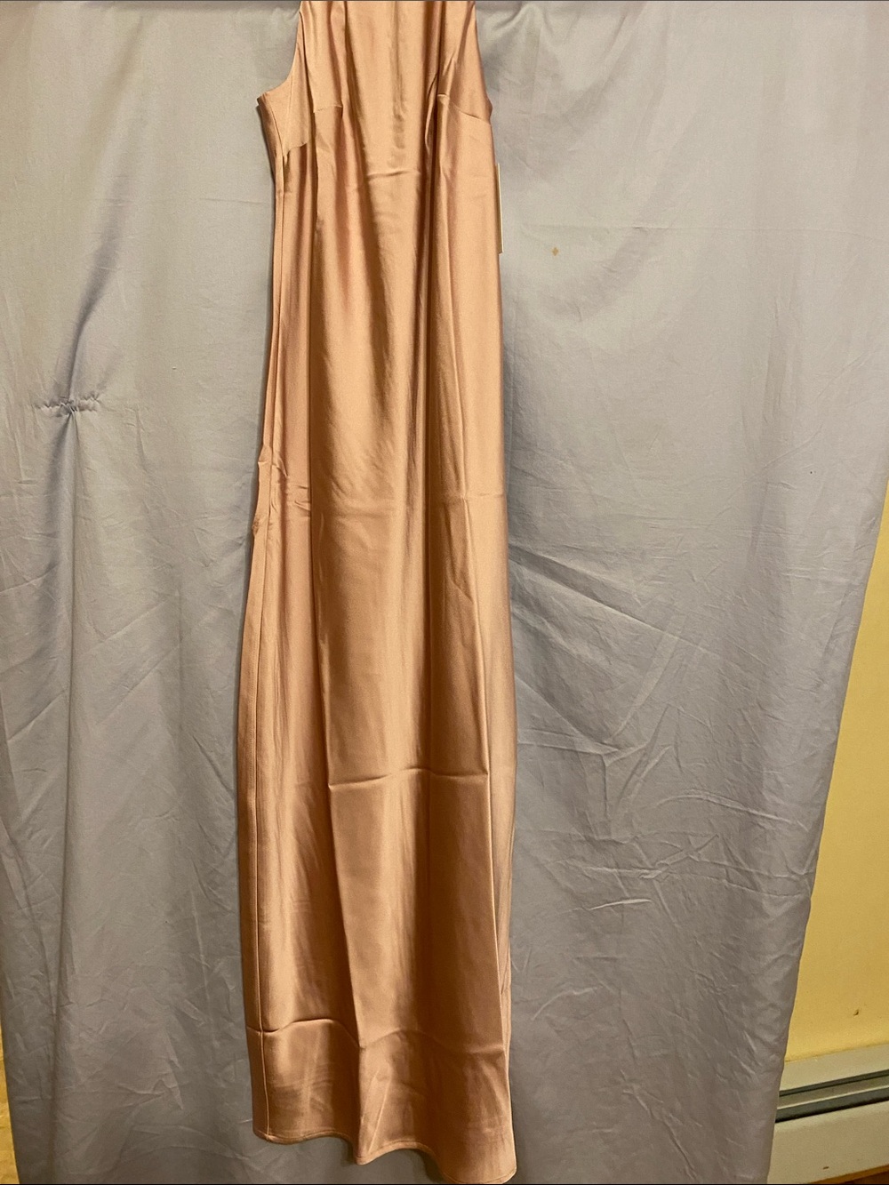 a new day Blush Satin Maxi Skirt